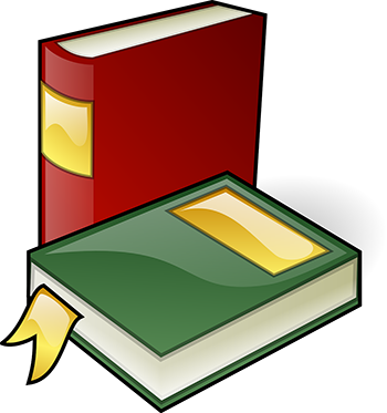 graphic of books
